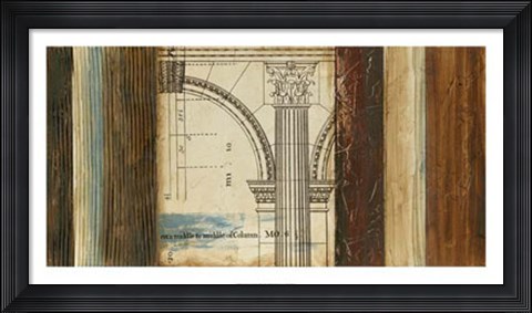 Framed Architectural Archive III Print