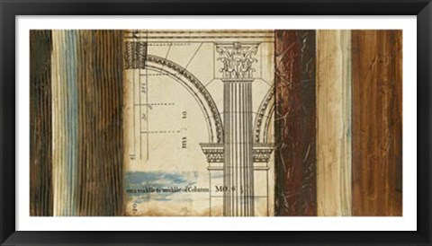 Framed Architectural Archive III Print