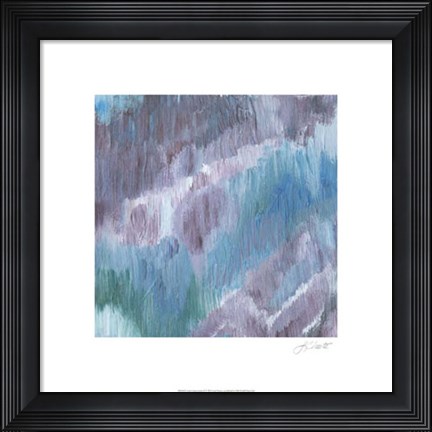 Framed Lapis Impressions II Print