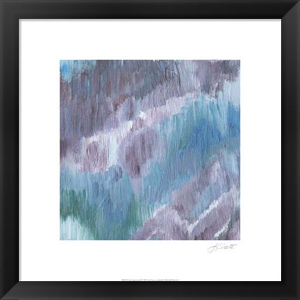 Framed Lapis Impressions II Print