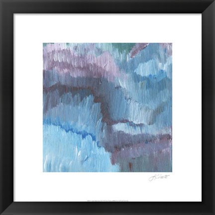 Framed Lapis Impressions III Print