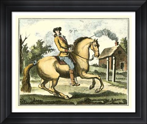 Framed Equestrian Training I Print