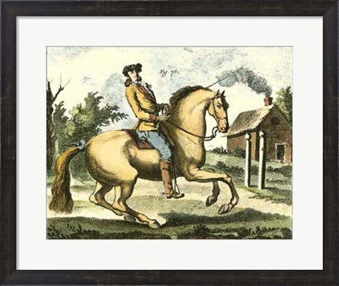 Framed Equestrian Training I Print