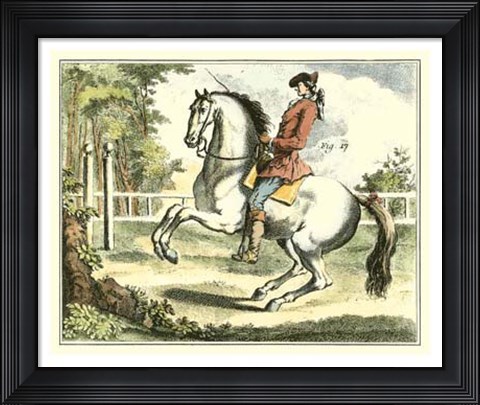 Framed Equestrian Training II Print