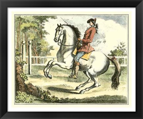 Framed Equestrian Training II Print