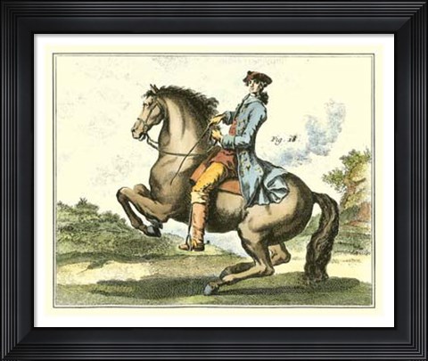 Framed Equestrian Training IV Print