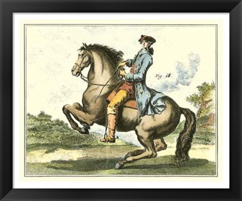 Framed Equestrian Training IV Print