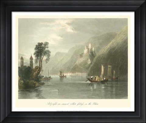 Framed On the Rhine Print