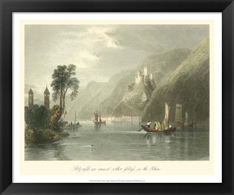 Framed On the Rhine Print