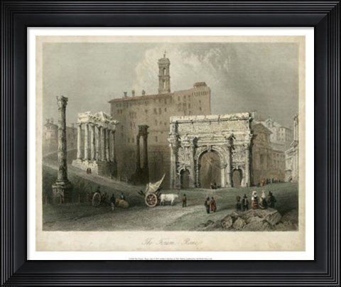 Framed Forum- Rome, Italy Print