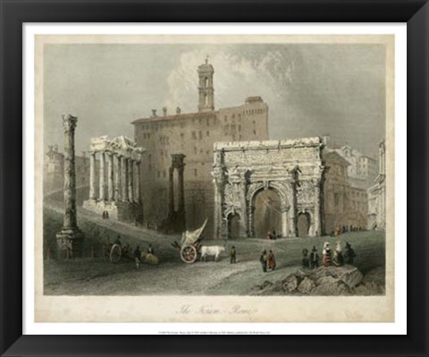 Framed Forum- Rome, Italy Print