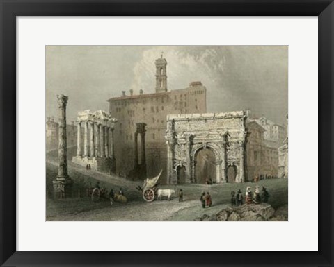 Framed Forum- Rome, Italy Print