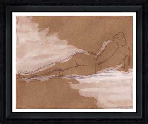 Framed Compositional Figure Study I Print