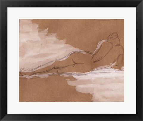 Framed Compositional Figure Study I Print