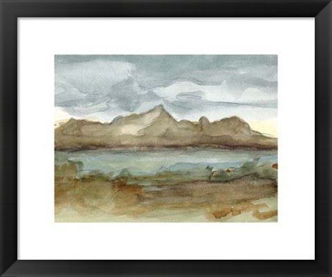 Framed Plein Air Landscape I Print