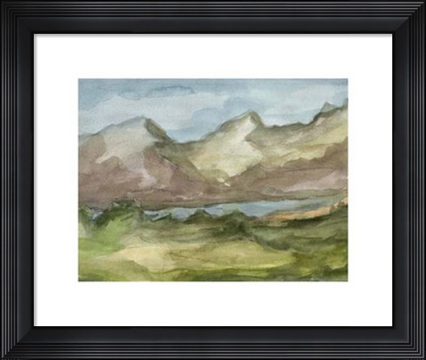 Framed Plein Air Landscape II Print