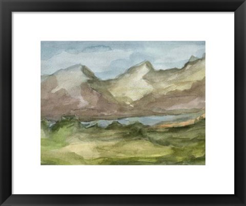 Framed Plein Air Landscape II Print