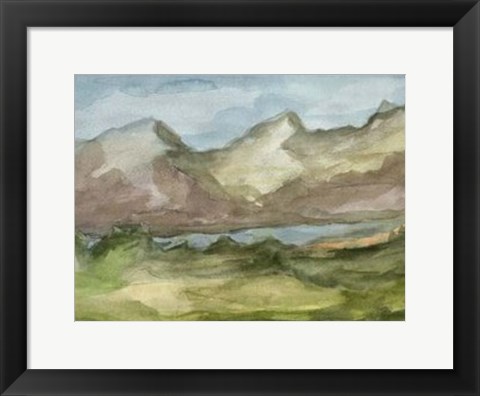 Framed Plein Air Landscape II Print