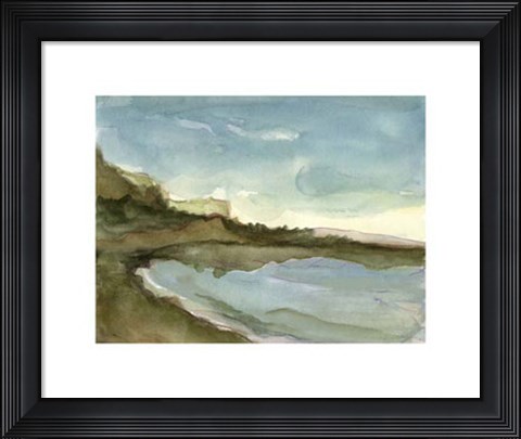 Framed Plein Air Landscape III Print
