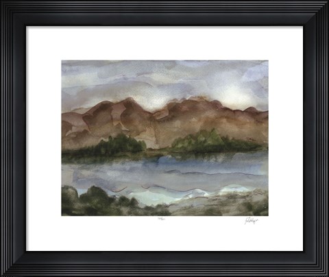 Framed Plein Air Landscape IV Print