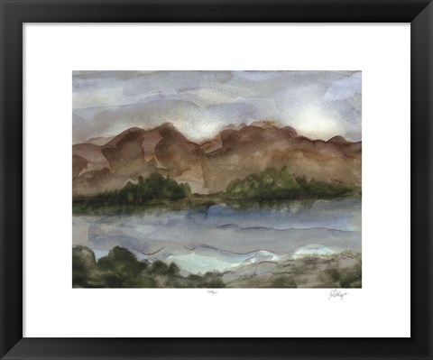 Framed Plein Air Landscape IV Print