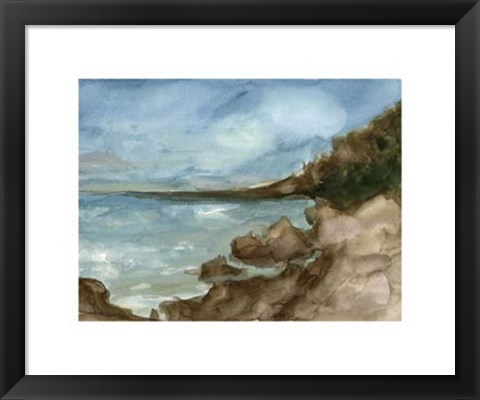 Framed Plein Air Landscape V Print