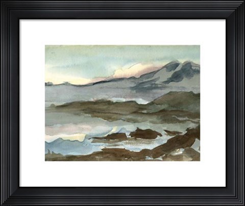 Framed Plein Air Landscape VI Print