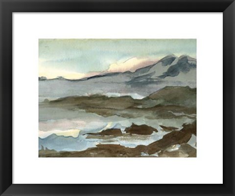 Framed Plein Air Landscape VI Print