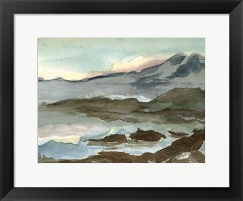 Framed Plein Air Landscape VI Print