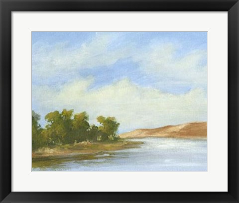 Framed Summer Horizons II Print