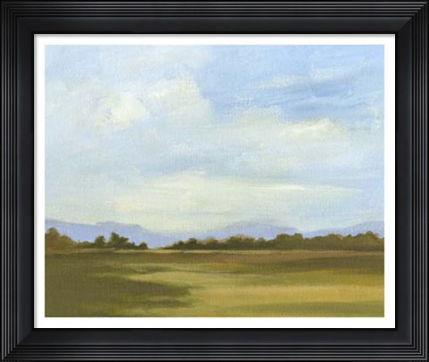 Framed Summer Horizons III Print
