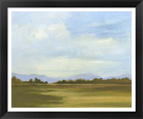 Framed Summer Horizons III Print