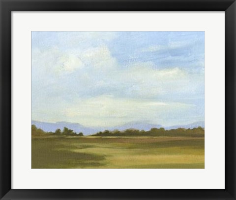 Framed Summer Horizons III Print