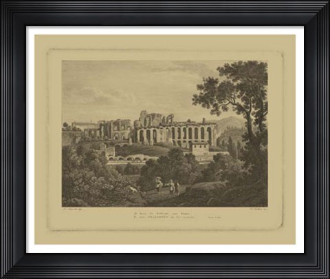 Framed Italian Landscape II Print
