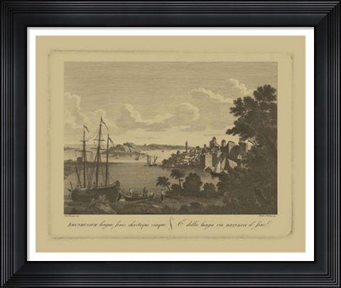 Framed Italian Landscape III Print