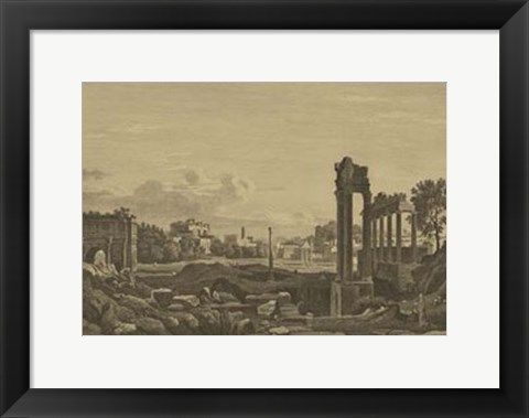 Framed Italian Landscape IV Print