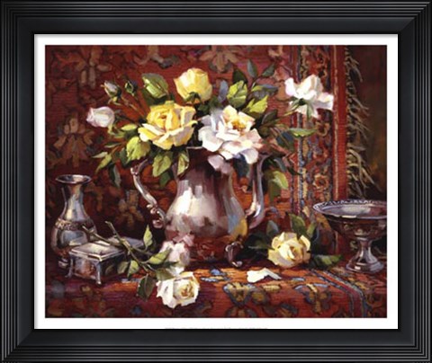 Framed Shimmer of Silver Print