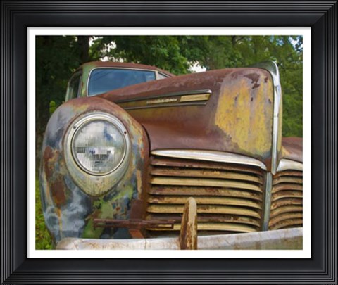 Framed Rusty Hudson I Print