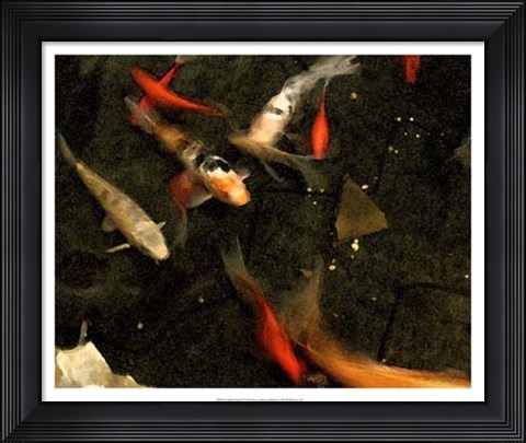 Framed Goldfish Pond II Print