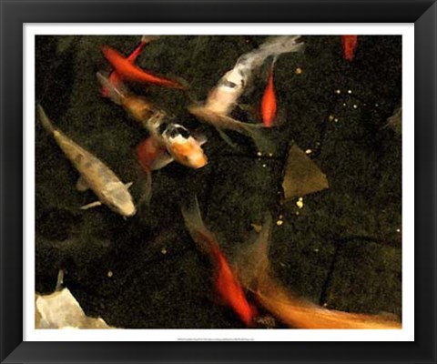 Framed Goldfish Pond II Print