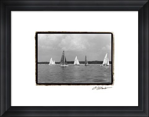 Framed Ocean Breeze I Print