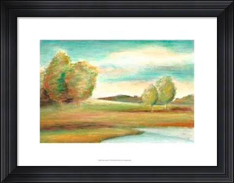 Framed Idle Country III Print