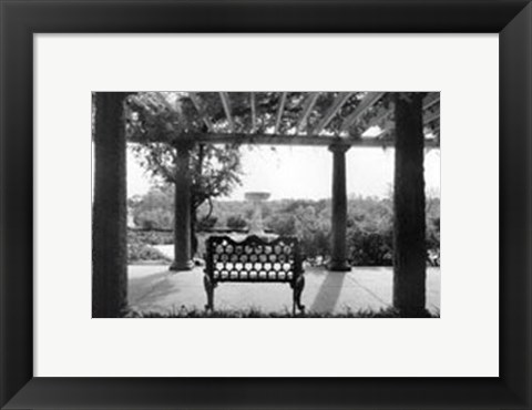 Framed Garden Elegance I Print