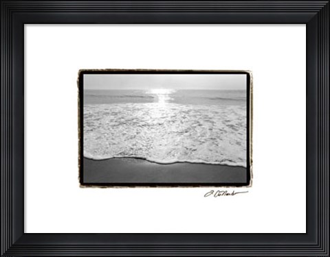 Framed Ocean Sunrise III Print