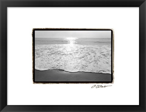 Framed Ocean Sunrise III Print