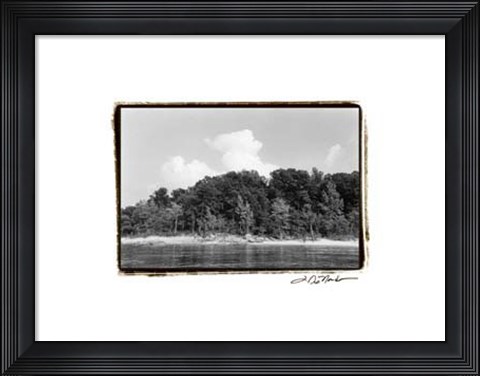 Framed Serene Lake I Print