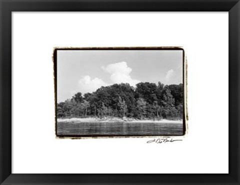 Framed Serene Lake I Print