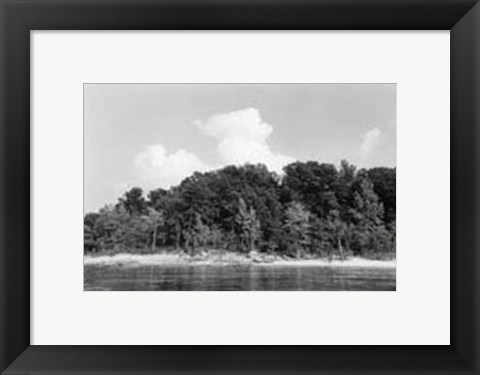 Framed Serene Lake I Print