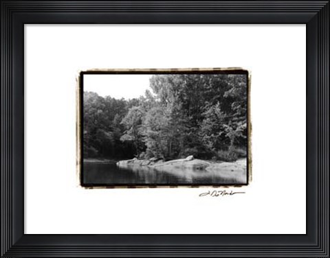 Framed Serene Lake III Print