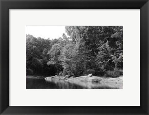 Framed Serene Lake III Print